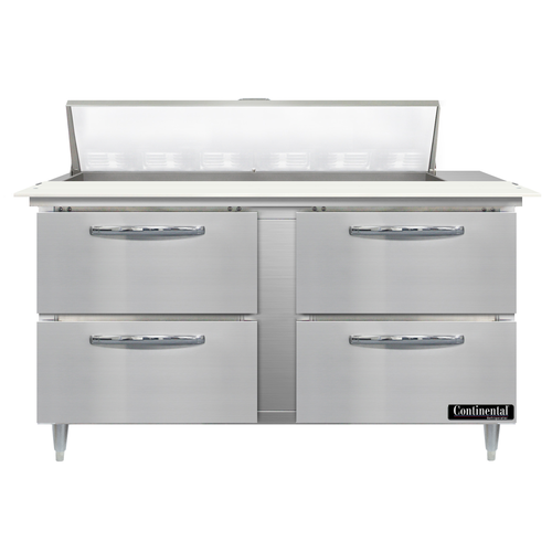 Continental Refrigerator D60N12C-D Refrigerated Counter, Sandwich / Salad Unit