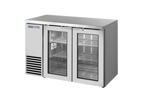 True Mfg. TBB24-48-2G-Z1-SFT-B-1 Back Bar Cooler