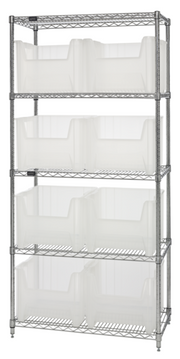 Quantum WR5-800CL Shelving Unit, Wire