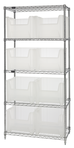 Quantum WR5-800CL Shelving Unit, Wire