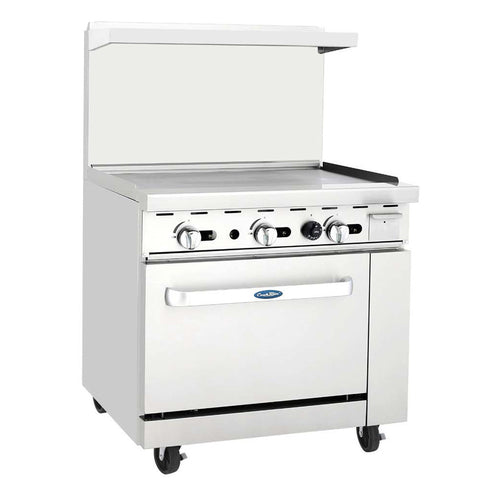 Atosa AGR-36G 36" CookRite Gas Range w/ Griddle Top | 103,000 BTU