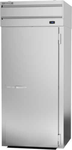 Beverage Air PFT1HC-1AS 36.5" 2 Solid Door Roll Thru Freezer | 38.69 Cu. Ft.