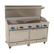 Comstock-Castle F3226-60 60" Gas Range w/ Griddle & (2) Ovens | 160,000 BTU