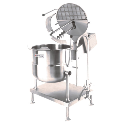 Cleveland MKDT20T 2/3 Jacket Direct Steam Kettle Mixer | 20 Gallon Capacity
