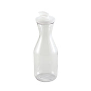 Winco PDT-10 1 qt. Polycarbonate Decanter w/Flip Top Lid