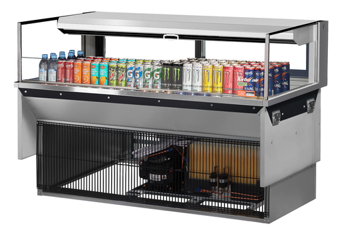 Turbo Air TOM-60L-UFD-W(B)-1SI-N Refrigerated Display Case