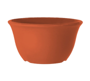 G.E.T. BC-70-RO Diamond Mardi Gras 7 oz. Rio Orange Melamine Bouillon Cup | Case of 48