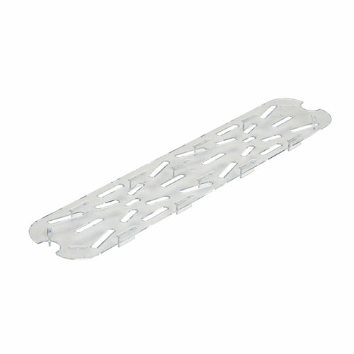Cambro Camwear 1/2 Size Food Pan Drain Shelf, Clear | Model No. 20LPCWD135