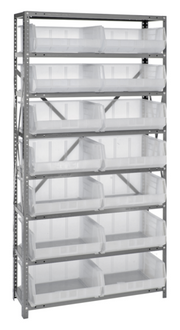 Quantum QSBU-250CL Shelving Unit, Solid Flat