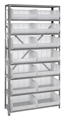 Quantum QSBU-250CL Shelving Unit, Solid Flat