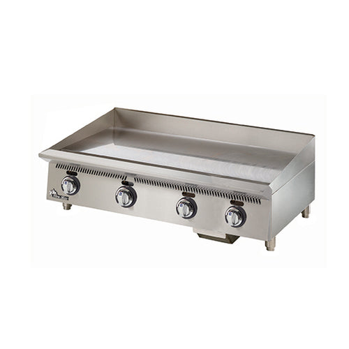 Star Ultra-Max 848MA 48" Manual Countertop Gas Griddle w/ 1" Steel Plate | 120,000 BTU