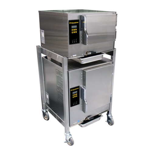 AccuTemp E3/E62083D150 DBL Evolution 9 Pan Electric Floor Model Convection Steamer | 208V