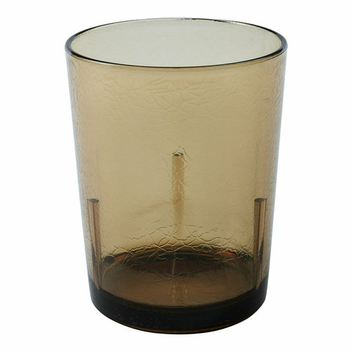 Cambro D14 Del Mar 14 oz. Crackled Plastic Tumbler Cup