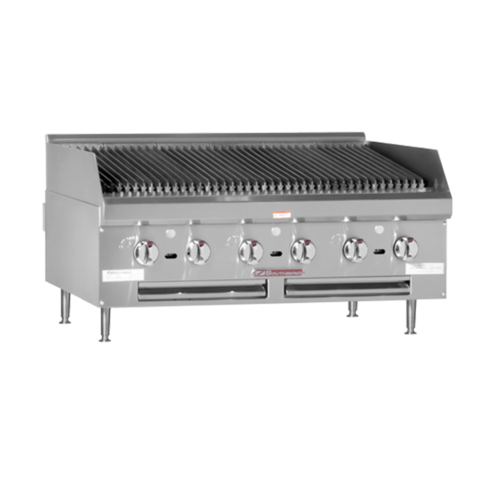 Southbend HDC-48 48" Countertop Cast Iron Radiant Gas Charbroiler | 160,000 BTU