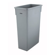 Winco PTC-23SG Slender Trash Can | Gray