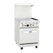 Atosa AGR-24G 24" CookRite Gas Range w/ Griddle Top | 74,000 BTU