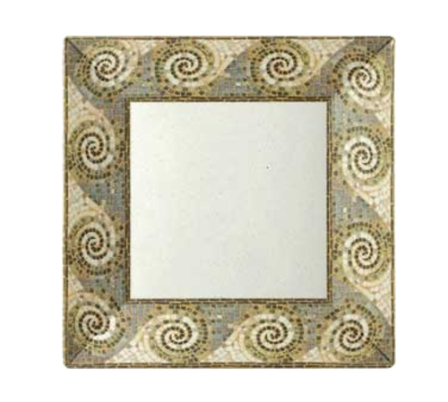 G.E.T. Mosaic 10" Square Melamine Plate | Model No. ML-104-MO