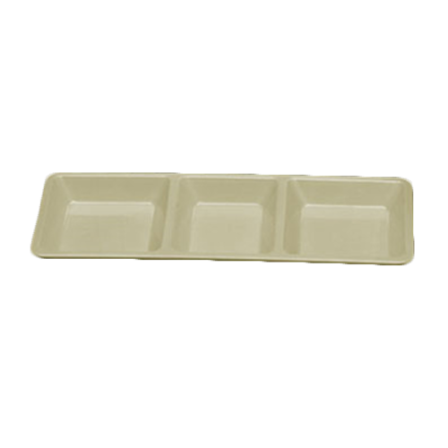 Thunder Group 15"(l) x 6-1/4"(w) x 1-3/8"(d) Passion Pearl Melamine Serving Tray | Model No. PS5103V