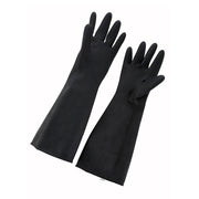 Winco NLG-1018 Large Black Natural Latex Gloves | Case of 12