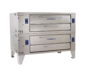 Bakers Pride Super Deck Y-602 60" Gas Pizza Double Deck Oven | 240,000 BTU