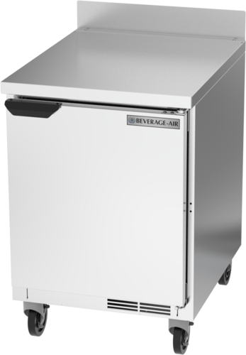 Beverage Air WTR24AHC 24" Worktop Refrigerator with 4" Backsplash | 5.16 Cu. Ft.