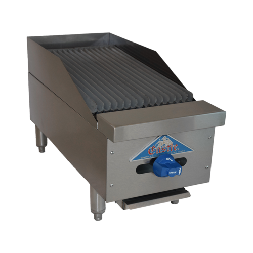Comstock-Castle FHP12-1LB 12" Manual Countertop Gas Lava Rock Charbroiler | 33,000 BTU