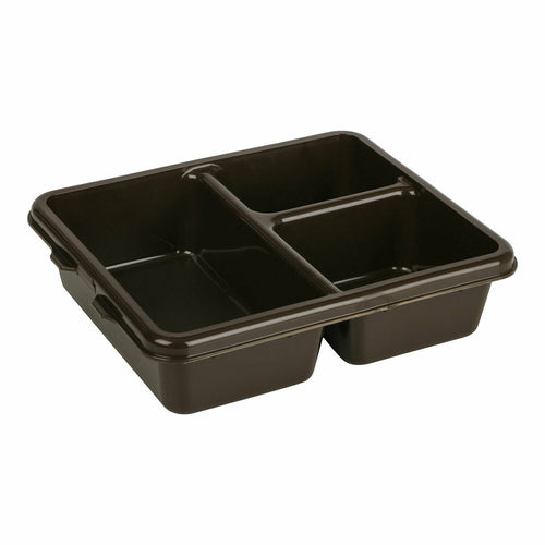Cambro 9113CP 3 Compartment Meal Delivery Tray | 8-7/8" x 10-11/16"