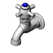 T&S Brass B-0706 Single Hole Wall Mount Faucet