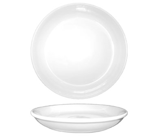 ITI Dover 14-1/4" White Ceramic Plate | Model No. DO-214