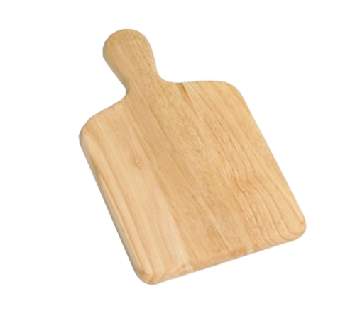 Tablecraft 79 Natural Wood Bread / Charcuterie Board | 13" x 7.75" x 0.75"