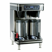Bunn 51200.0101 Twin Soft Heat Automatic Coffee Brewer, Black/Stainless | 120/240V