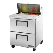True Mfg. TSSU-27-08D-2-HC Sandwich / Salad Prep Table