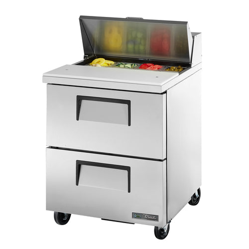 True Mfg. TSSU-27-08D-2-HC Sandwich / Salad Prep Table