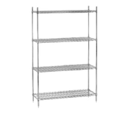 Advance Tabco EC-1872-X Heavy Duty Chrome Plated Wire Shelf | 72" x 18"