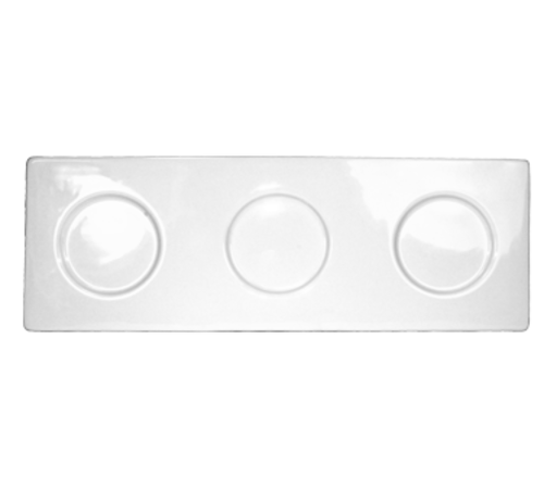 International Tableware FA-410 13-1/2" x 4-3/4" Dish Tray | Case of 12