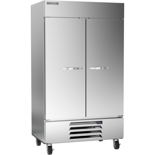 Beverage Air HBR44HC-1 47" 2 Solid Door Bottom Mount Reach In Refrigerator | 40.2 Cu. Ft.