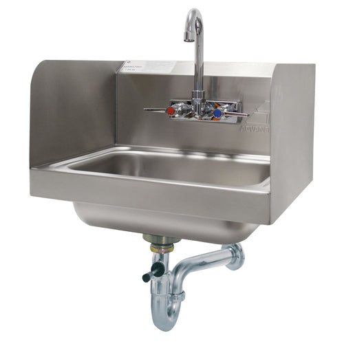 Advance Tabco 7-PS-40 15" x 17" Stainless Steel Hand Sink