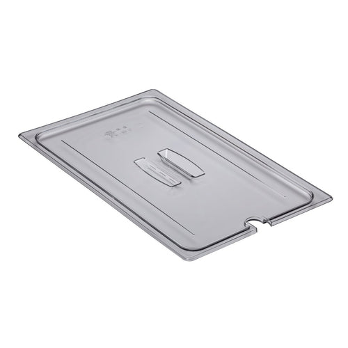 Cambro 10CWCHN135 Camwear Notched Full Size Food Pan Cover w/ Handle