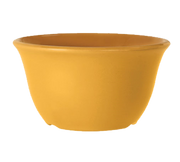 G.E.T. BC-70-TY Diamond Mardi Gras 7 oz. Tropical Yellow Melamine Bouillon Cup | Case of 48
