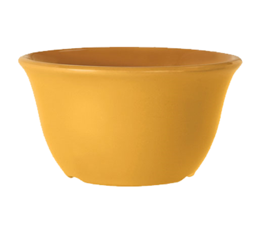 G.E.T. BC-70-TY Diamond Mardi Gras 7 oz. Tropical Yellow Melamine Bouillon Cup | Case of 48
