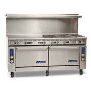 Imperial Range IR-6-G36-CC 72" 6 Burner Gas Range w/ 36" Griddle & 2 Convection Ovens | 312,000 BTU