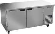 Beverage Air UCF67AHC 67" 2 Solid Door Undercounter Freezer | 20.08 Cu. Ft.