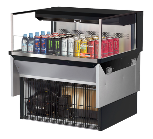Turbo Air TOM-36L-UF-W(B)-1SI-N Refrigerated Display Case
