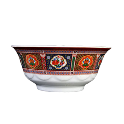 Thunder Group 5285TP 8 1/4" Scalloped Bowl Peacock 53 oz. | Case of 12