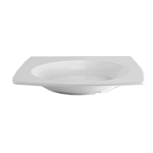 Thunder Group 63010 22 oz. Square Melamine Pasta Bowl | Case of 12