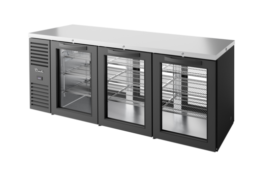 True Mfg. TBR84-PTSZ1-L-B-GGG-GGG-1 Back Bar Cooler