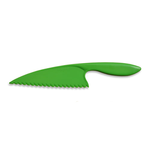 San Jamar LK200W Lettuce Knife, 12", Serrated, Green Nylon