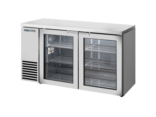 True Mfg. TBB24-60-2G-Z1-SFT-B-1 Back Bar Cooler