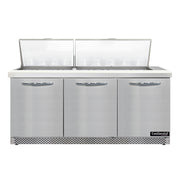 Continental Refrigerator SW72N27M-FB Refrigerated Counter, Mega Top Sandwich / Salad Unit