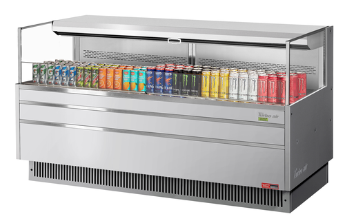 Turbo Air TOM-72L-UF-W(B)-1S-N Open Air Merchandiser